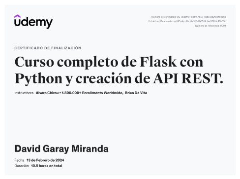 Curso Completo de Flask con Python y Creación de API REST