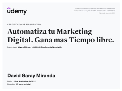 Automatiza tu Marketing Digital
